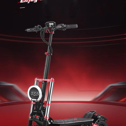 Monopattino Elettrico BOYUEDA S5 6000W Doppio Motore 60V38AH Autonomia 120KM Velocità 85KM/H NFC App Intelligente Luci RGB Ruote da 11 Pollici Fuoristrada per Adulti platinumshop