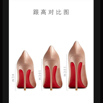Tacchi Alti da Donna 2026 Nuova Tendenza Scarpe con Tacco a Spillo a Punta in Seta 12cm Sexy per Feste Matrimoni Scarpe di Lusso di Alta Qualità Firmate platinumshop