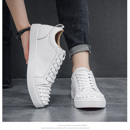 Comfortable Breathable Studded Sneakers for Men Women Casual Sports Shoes Fashion Lightweight Walking Shoes