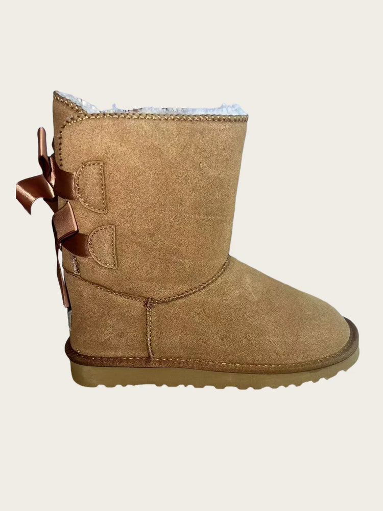 2026 Winter Women Snow Boots Super Mini Classics Real Sheepskin Wool Warm Low-cut Fur Shoes Slippers Man Short Boot Size 35-44