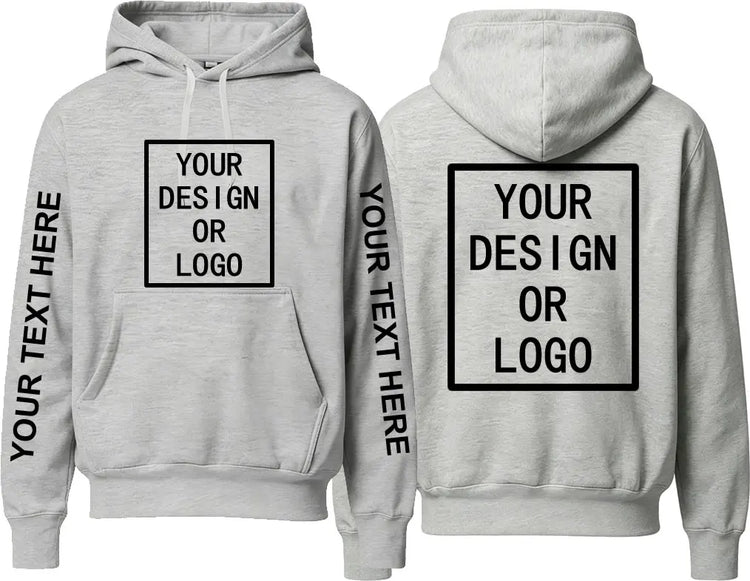 Custom Your Own Design Brand Logo/Picture Personalized Custom Men Women DIY Hoodies Sweatshirt Casual Hoody Hot Pullover