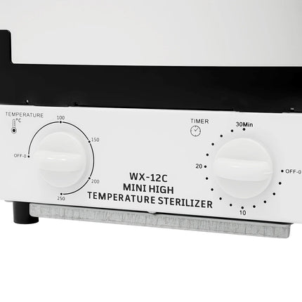 1000W Metal Tool Sterilizer Nail Tool Cleaning Sterilizer Cabinet High Temperature Cleaning Box Dry Heat Sterilizer