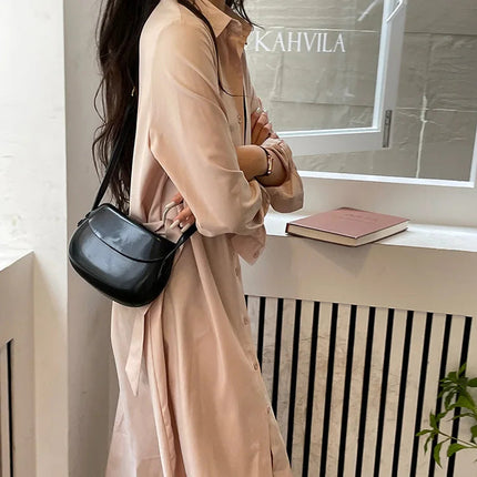 Womens Small Messenger Bag Solid PU Leather Shiny Shoulder Bag Fashion Saddle Bags Flip Buckle Phone Coin Purse Lipstick Storage PlatiNum