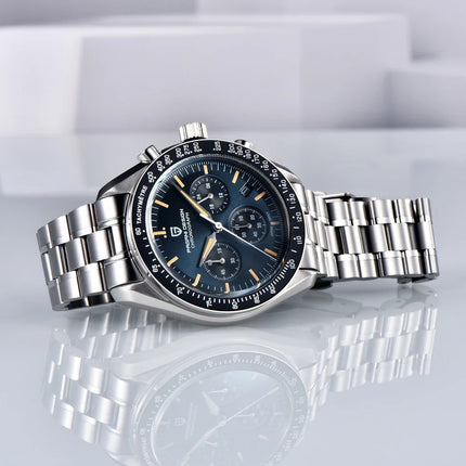 Nuovo Orologio da Uomo PAGANI DESIGN Moon 2026, Orologio al Quarzo di Lusso Dorato per Uomo, Cronografo Sportivo Impermeabile Luminoso con Vetro Zaffiro AR, Lunetta in Ceramica, Acciaio Inossidabile, Regalo per Uomo