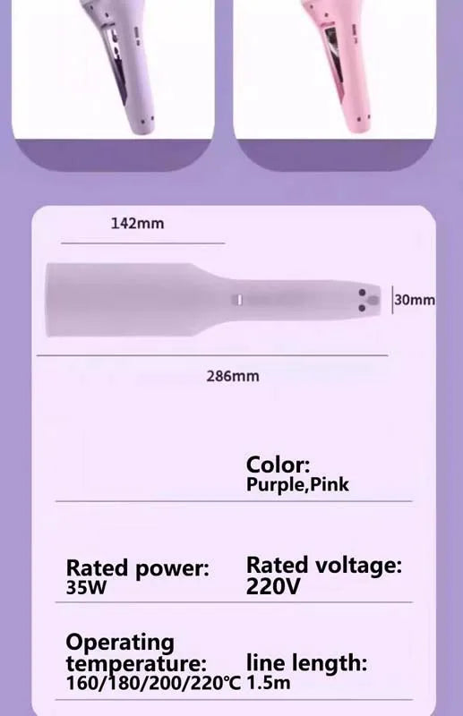 Fast Heating 32mm French Egg Roll Fully Wool Curling Iron Home-Use Wave Curling Iron Stick Portable Iron Hair Curling Tool