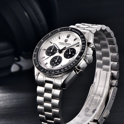 PAGANI DESIGN PD1701 Orologi da uomo di lusso in oro Orologi da polso al quarzo Cronografo VK63 Orologio da uomo AR Orologio con specchio in zaffiro Regali