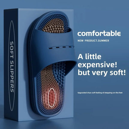 Pantofole da massaggio Estate da uomo per interni Casa Bagno Suola da bagno Punti di agopuntura Terapia del piede Sandali antiscivolo Pantofole da uomo Scarpe - platinumshop