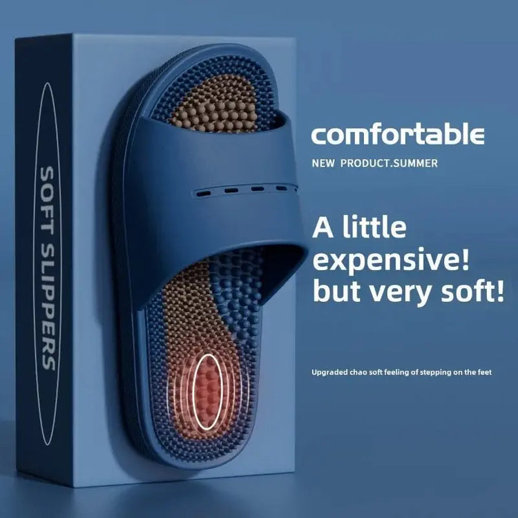 Pantofole da massaggio Estate da uomo per interni Casa Bagno Suola da bagno Punti di agopuntura Terapia del piede Sandali antiscivolo Pantofole da uomo Scarpe - platinumshop
