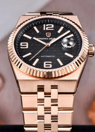 Nuovo Orologio da Polso Meccanico Automatico PAGANI DESIGN 2026 per Uomo, Vetro Zaffiro, Acciaio Inossidabile, Impermeabile, Orologio di Lusso