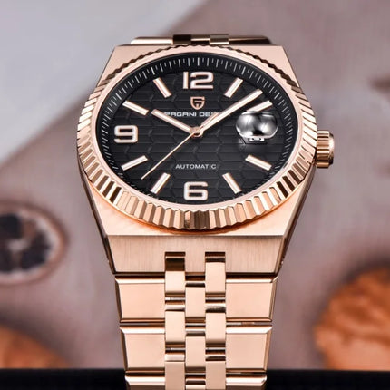 Nuovo Orologio da Polso Meccanico Automatico PAGANI DESIGN 2026 per Uomo, Vetro Zaffiro, Acciaio Inossidabile, Impermeabile, Orologio di Lusso