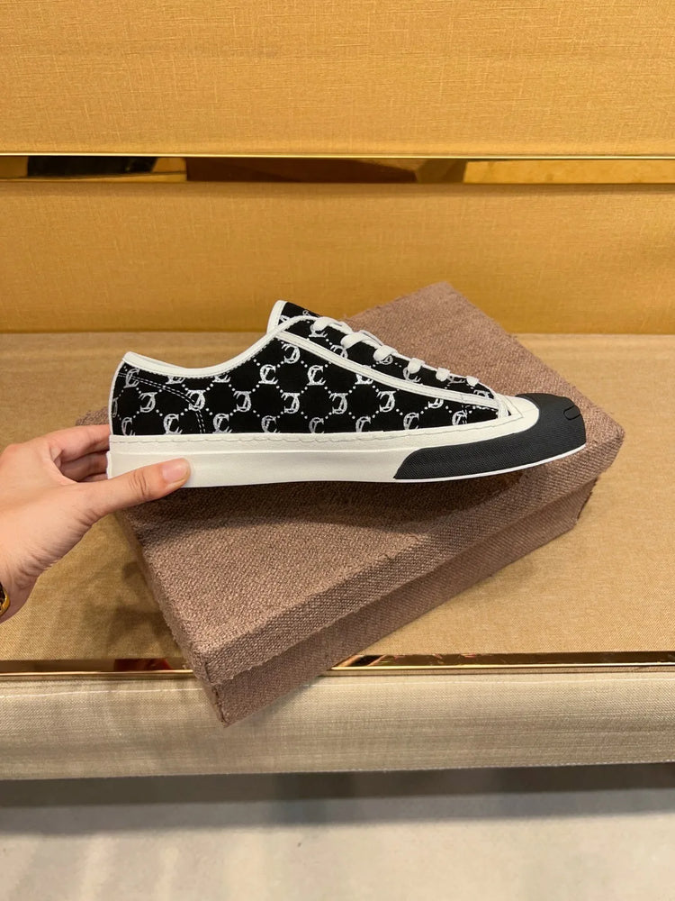 New Genuine Leather Men's Lace-up Type Sports Shoes Fashion Casual Sneaker First Layer Cowhide Running Shoes