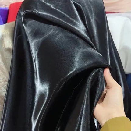 Tessuto Satinato Liquido Lucido di Lusso Riflettente Effetto Galassia per Abiti da Sposa e Design di Abiti alla Moda