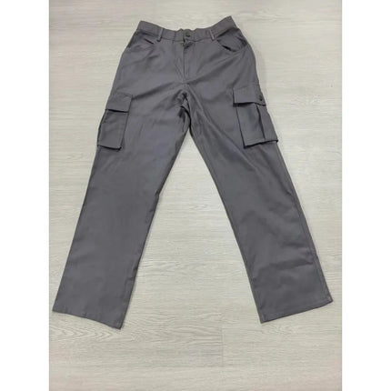 KIDWHXR Cargo Pants Men Autumn Simple Solid Elastic Waist Man Trousers Outdoor Sports Casual Male Jogging Tactical Pants