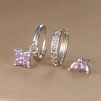 Silver-Purple-3pcs