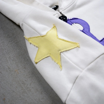 Jojo Bizarre Adventure Star Design Hoodies Women Men Zip Anime Hoodie Harajuku Streetwear Sweatshirt Y2k Men Clothing