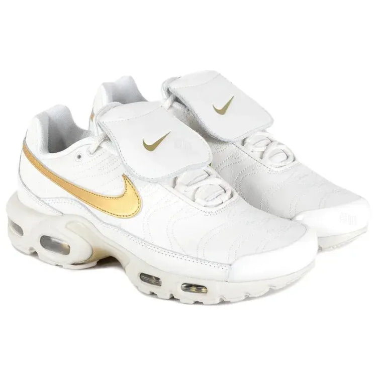 Nike Air Max Plus TN Tiempo 'Phantom Metallic Gold' Men Air Cushion Comfortable Rebound Outdoor Sports Sneakers HV2541-001