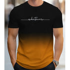 Camicie Casual da Uomo, T-shirt da Uomo, Abbigliamento Maschile, Top Versatili, Stile Semplice, Abbinamenti Quotidiani a Contrasto