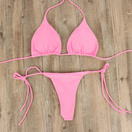 Costume da Bagno Estivo da Donna, Set Bikini Sexy con Reggiseno Imbottito Push-up e Perizoma, Due Pezzi, Abbigliamento da Spiaggia, Costume da Bagno Femminile Sexy platinumshop