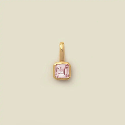 Stainless Steel Pendant DIY Birthstone Necklace for Woman Gold Color Designer Pendant Necklaces Bir PlatiNum