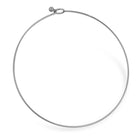 304 Stainless Steel Collar Neck Ring Necklace For Men Women Round Handmade DIY Jewelry Can be opened 43cm(16 7/8