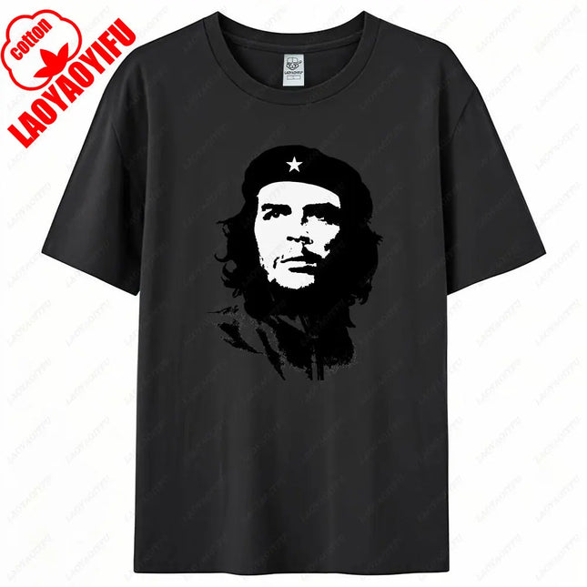 Chemise Che Guevara Rebel Chemise cubaine Guérilla Révolution T-shirt décontracté à manches courtes pour homme T-shirt en coton de haute qualité