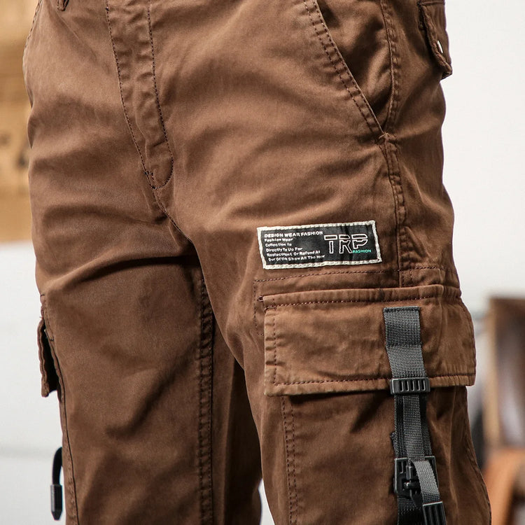 6 Pockets Joggers Cargo Pants Men Black Khaki Pants Men Slim Military Tactical Brown Work Trousers For Men Safari streetwear
