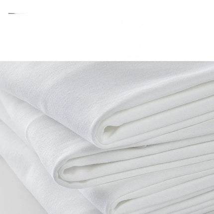 Beige 300g Heavyweight Cotton Short Sleeved T-shirt Summer Round Neck Loose and Base Shirt for Men Women Basic Tee PlatiNum