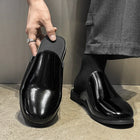 Nuovi Mocassini da Uomo 2026, Scarpe Eleganti di Lusso in Pelle Verniciata, Antiscivolo, per Esterni, Estive, Fatti a Mano