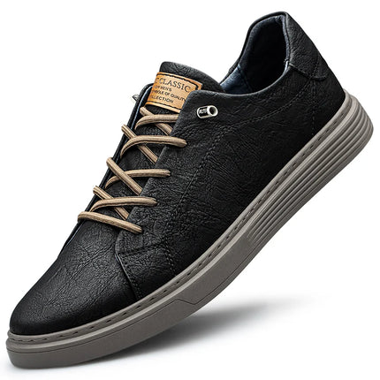 Italian Brand Black Genuine Leather Oxford Shoes UNISEX Casual Shoes Lace Up Flat Sneakers  Luxury Shoes for Men Big Size: 36-47