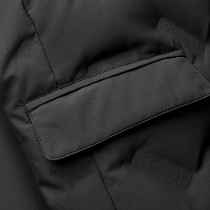 Minglu Autumn Winter White Duck Down Men's Down Blazers Luxury Solid Color Single Breasted Casual Male Jackets Down Man Coats
