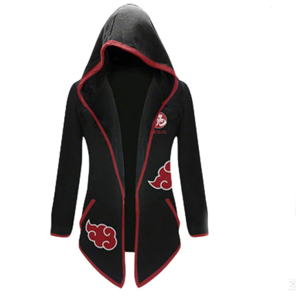 Naruto Men Women 3D Printing Jacket Anime Cosplay Japanese Anime Style Merchandise Windbreaker Mid Length Outdoor Holiday Gift