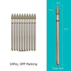 HYTOOS Cone Diamond Cuticle Bit Manicure Drills Nails Accessories Tools