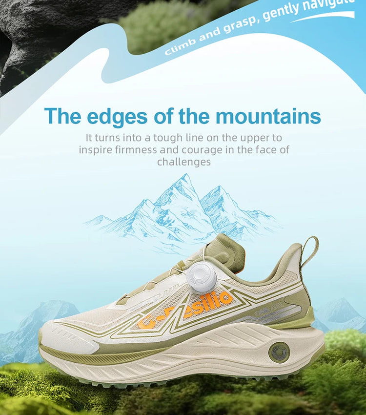 ONEMIX Autunno Inverno Outdoor Scarpe da corsa da fondo da uomo con assorbimento degli urti Scarpe da ginnastica da trekking da donna Caratteristiche resistenti all'usura PlatiNum