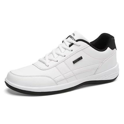 Scarpe da ginnastica da uomo Scarpe casual sportive Scarpe da passeggio da uomo in pelle per esterni Quattro stagioni Fondo morbido