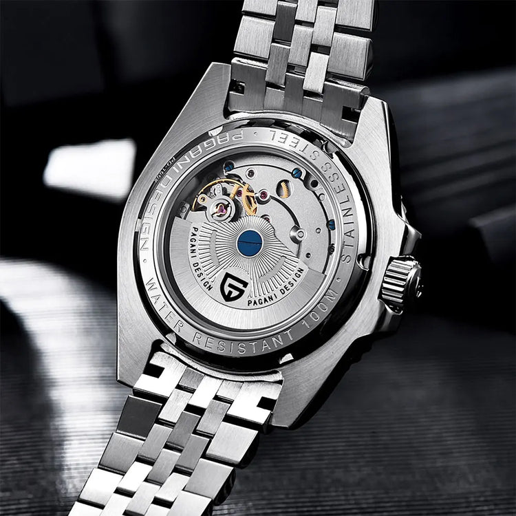 PAGANI DESIGN New GMT Men Watch Top Brand 40mm Mechanical Watch Sapphire Glass 100M Waterproof Automatic Wristwatch Reloj Hombre