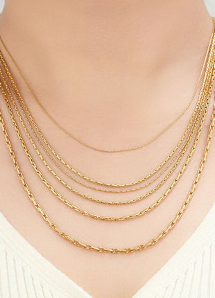 0.6/0.8/1/1.2/1.8/2.3mm di larghezza in acciaio inossidabile piccola catena sottile collana color oro per le donne ragazza chocker gioielli di moda regalo PlatiNum