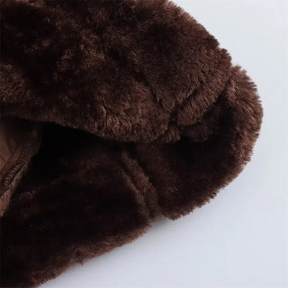 2024 Autumn New Product Women's Fashion Casual Polo Collar Long sleeved Zipper Decoration Double sided Jacket Coat