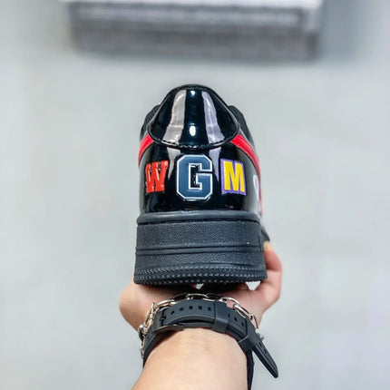 A BATHING APE Men All Black Shark BAPESTA Casual Plarfom Shoes Unisex Women Slip-Resistant Outdoor Soft Walking Sneakers