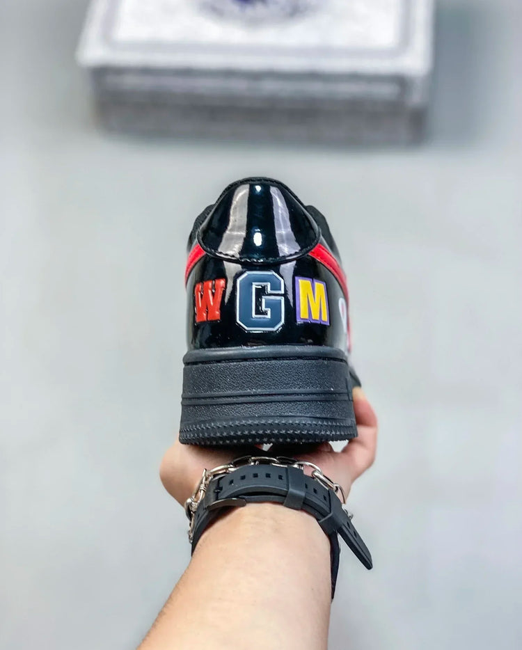 A BATHING APE Men All Black Shark BAPESTA Casual Plarfom Shoes Unisex Women Slip-Resistant Outdoor Soft Walking Sneakers