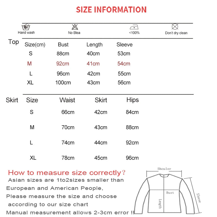 Women Tweed 2 Two Piece Sets Long Sleeve Pearl Buttons Short Jacket and A-line Mini Skirt Set Fall Winter Women Outfits