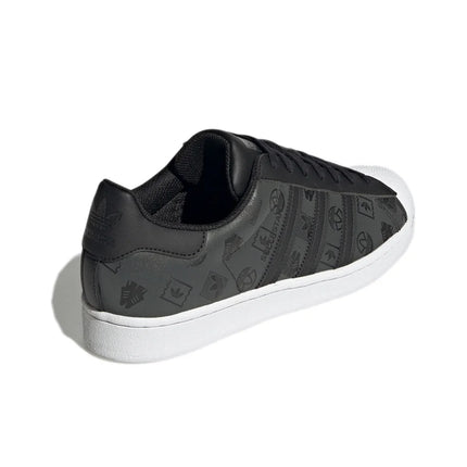 Adidas Originals SUPERSTAR Skateboard Shoes Unisex Low Top Carbon Black/White GX8412