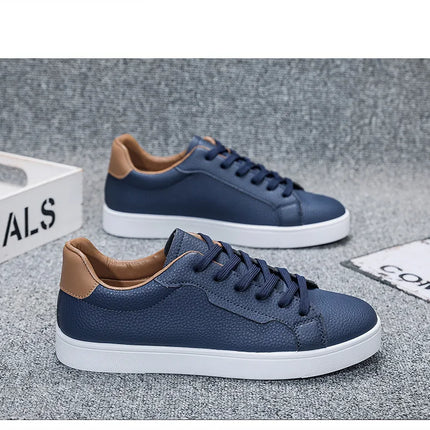 Leather Men's Sports Shoes - Casual Style, Breathable Men's Shoes, Anti-slip and Comfortable, Men's Casual Sneakers