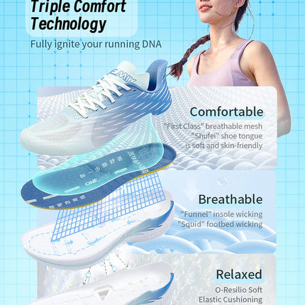 ONEMIX 2025 Nuove scarpe da corsa da uomo leggere per uomo Ammortizzazione Scarpe sportive da jogging Casual Morbide scarpe da ginnastica da passeggio maschili all'aperto PlatiNum