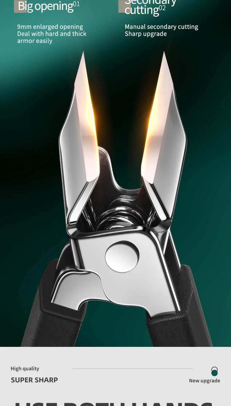 Ultimate Precision, Professional Stainless Steel Nail Clipper Cuticle Nippers -Especially Suitable for Ingrown Toenails