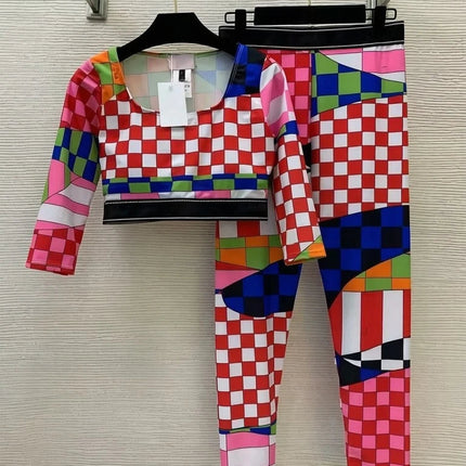 Nuovo Set Yoga da Donna 2026 con Fascia Marrone e Logo Firmato, Completo Sportivo da Donna di Marca Designer, Abbigliamento da Spiaggia platinumshop