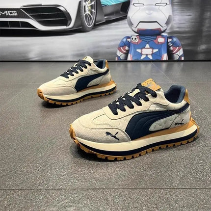 Casual Shoes Men's Sports Shoes Summer Casual Thick Soled Men's Shoes Soft and Comfortable Non-slip Outdoor Fashion Board Shoes