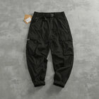 Men's corset casual pants loose 3D vertical cut retro military style outdoor scratch resistant multi-pocket cargo pants