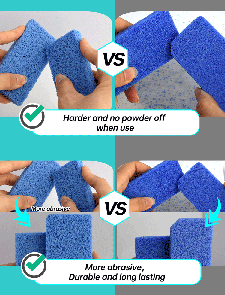1600Pcs/Carton Mini Glass Pumice Pad Pumice Bar Mini Buffer for Nail Salon
