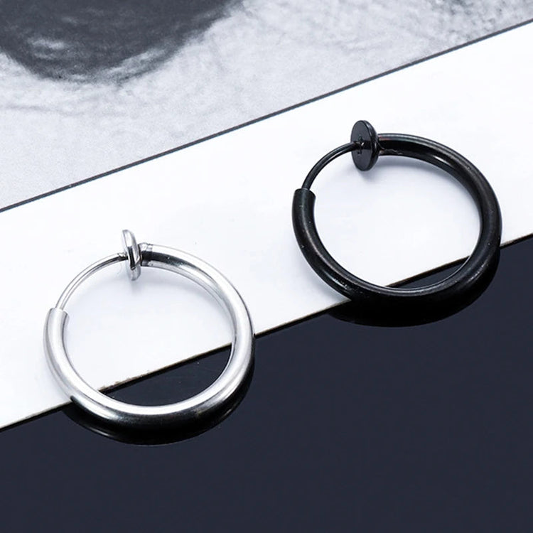1/16 paia di orecchini a bottone magnetici da uomo in acciaio inossidabile con croce Non penetrante orecchini a cerchio Unisex CZ Magnet Clip on Earring platinumshop