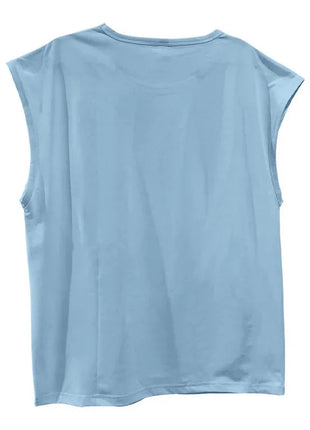 Amazon cross-border men's clothing summer new sleeveless t-shirt youth casual loose thin vest men PlatiNum